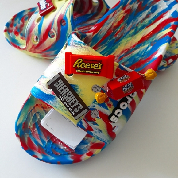 (New) Crocs Candy Slides Set (W7/M5) (W8/M6) (W9/M7) (W10/M8) - Picture 9 of 11